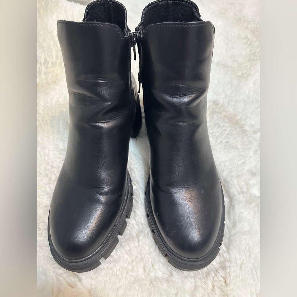 Madden Girl Black Combat Boots